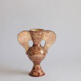 Neoclassical Spanish Copper Lustre Vases, 19Th