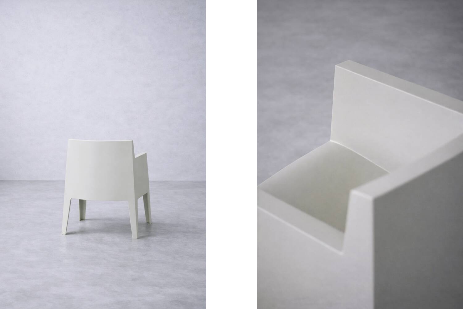 Set of 4 Vintage Mid-Century Modern Atlantide Collection Toy Plastic Chairs