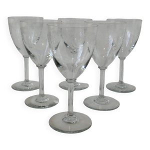 ensemble de 6 verres - cristal