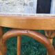 Cane bar and curved wood