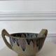Stoneware bowl signed Gréber