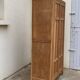 Parisian wardrobe paneled 1930 raw wood