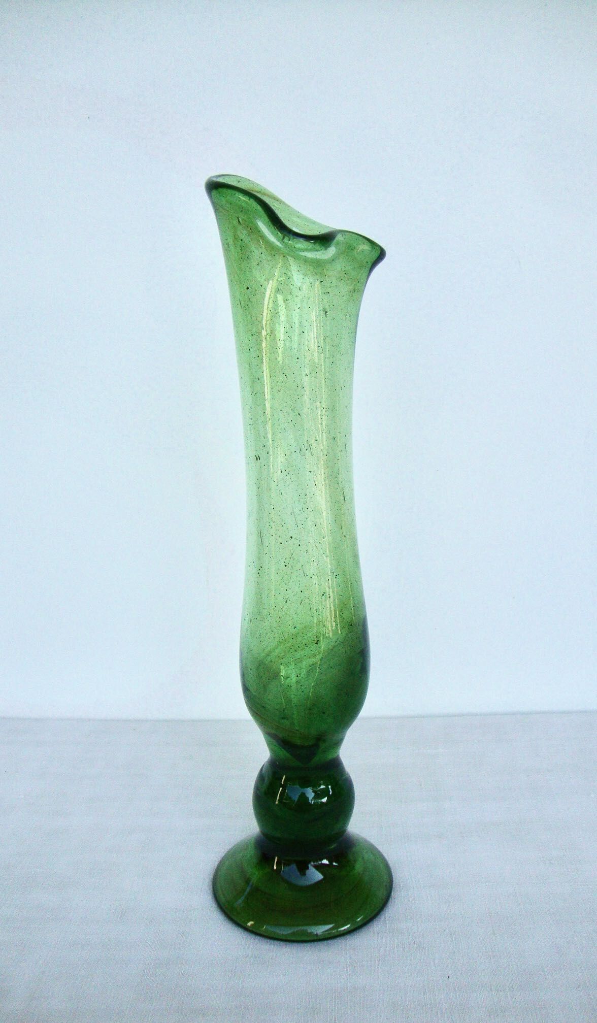 Blown glass vase