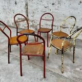 chairs mobilor model from the 1950s original patina series of 6