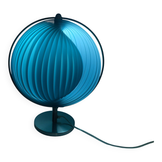 Vintage 1980 Kare Moon blue design lamp - 37 cm