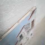 Old painting painting on canvas