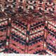 Saddle Tekke Bokhara rug old handmade 64 X 107 CM