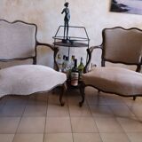pair of Chippendale armchairs 1950