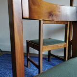 Set of 4 authentic Michelucci chairs