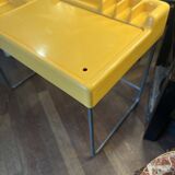 Molded plastic desk
