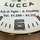 Vintage italian advertising wall clock, 1970s