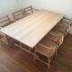 Børge Mogensen BM6286 shaker dining table for Fredericia in solid soaped oak