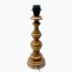 Old turned solid wood lamp base