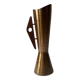 Scandinavian design vase in copper & teak, Denmark 1950