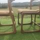 4 chaises Baumann modèle Traîneau