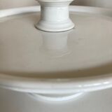 Plate mounted automatically mid-19th dish stand on white earthenware