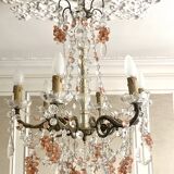 Lustre en cristal ancien