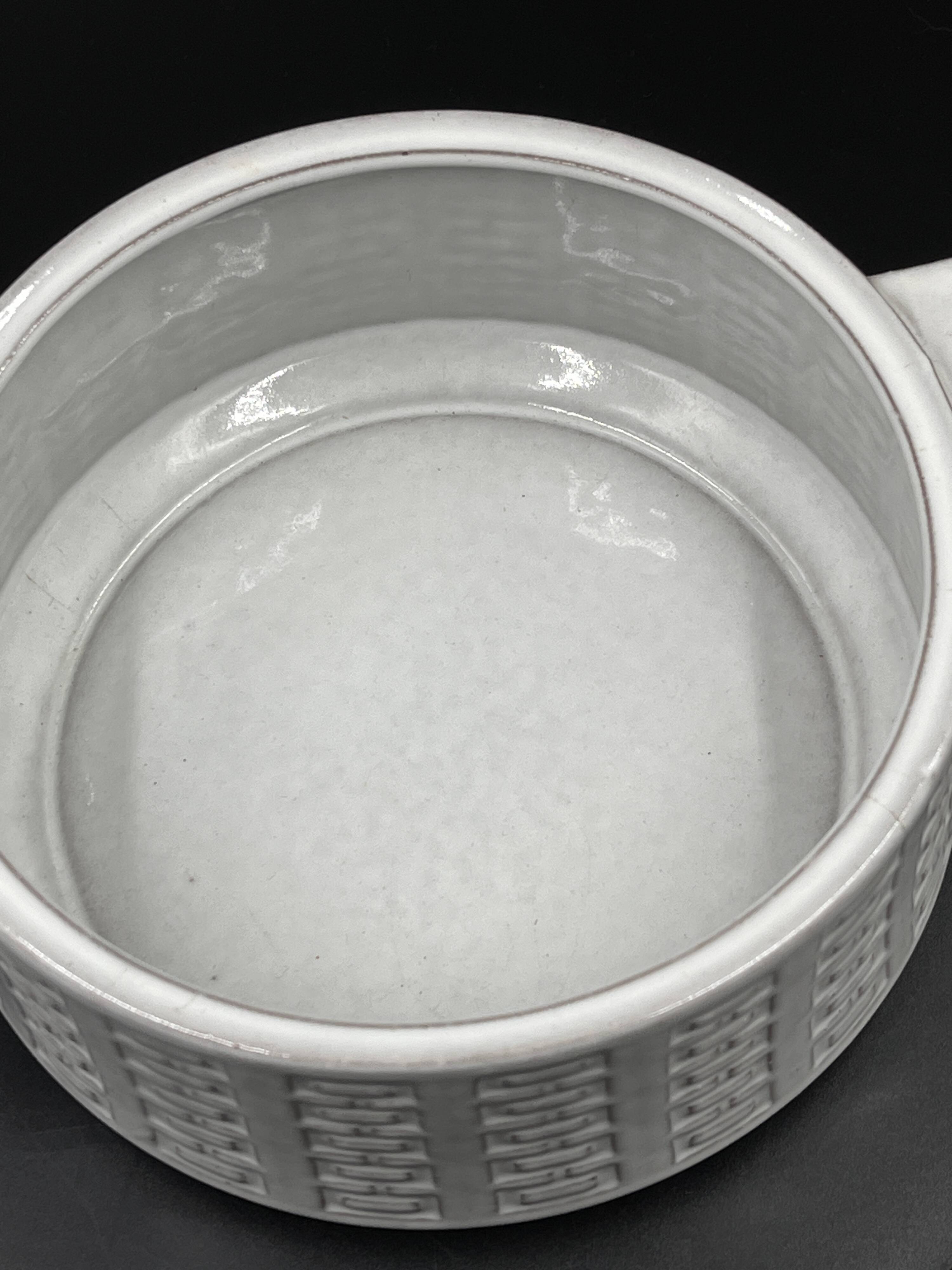 Ceramico dish with lid by Karl Leutner