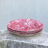 Flower patterned plates