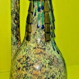 Cruche pichet grès et bronze art déco 1930, A. Villien