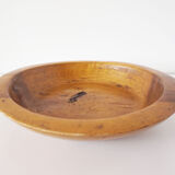 Brutalist solid wood dish