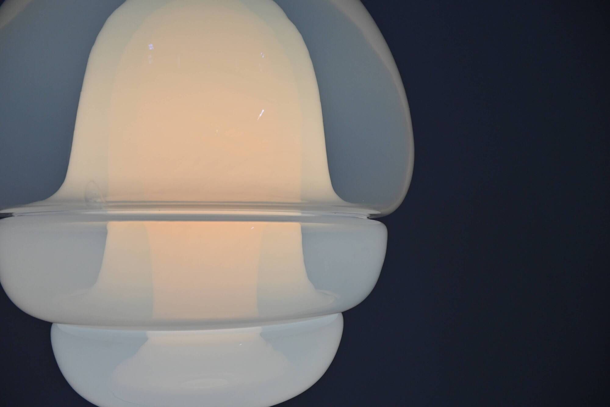 Suspension LS 134 in glass by Carlo Nason for Mazzega, 1960s