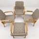 Model 45 Lounge Chairs by Alvar Aalto for Artek, 1970s, Set of 4