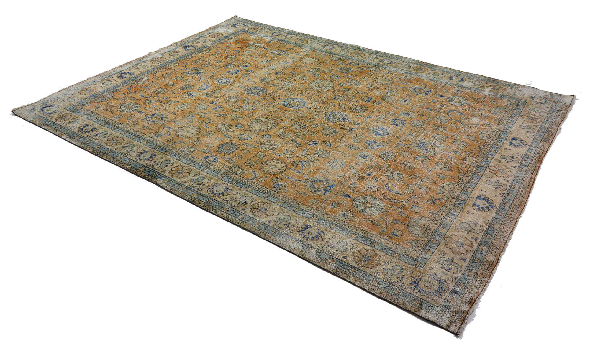Anatolian handmade vintage rug 346 cm x 248 cm