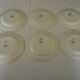 Digoin sarreguemines opaque porcelain dinner plates, pasteur pattern