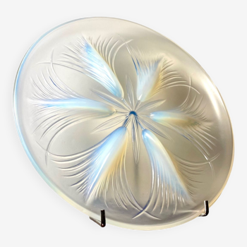Verlys opalescent /opaline decorative tray (d.32.3cm)