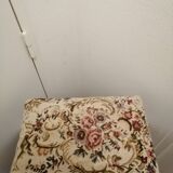 footrest in wood and fabric