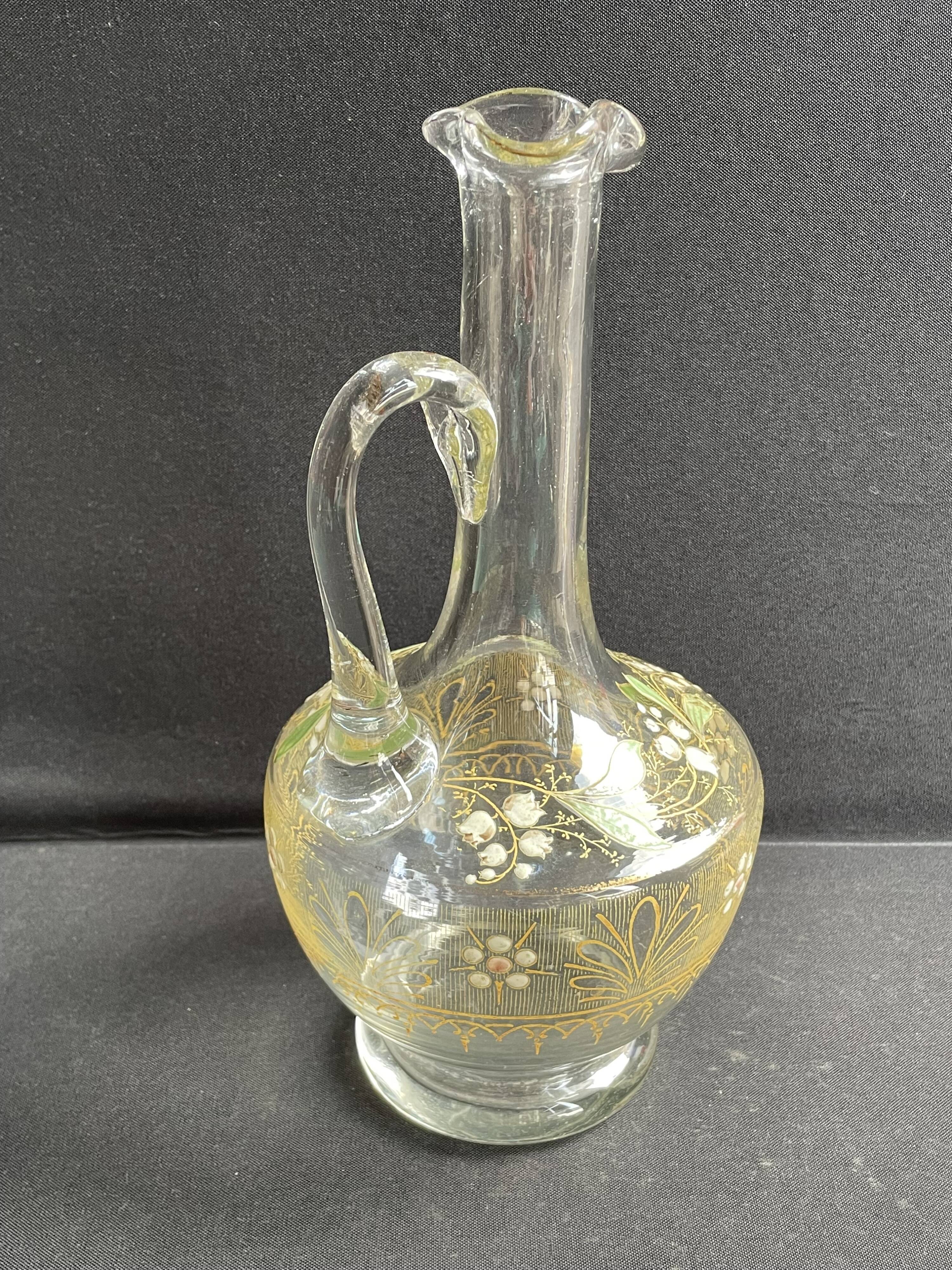 3343 - 3344 – Enamelled jug attributed to FT Legras End of 19th century