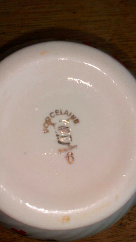 Vintage French porcelain bowl