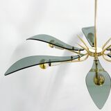 Large Dahlia-style chandelier