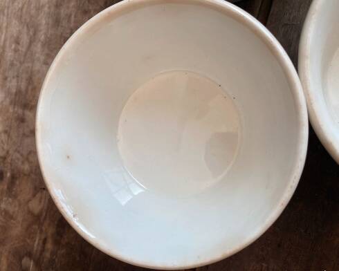 Set of 5 Vintage Boch Frères Ramekins / Small Bowls - Fruit Decor