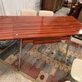 Formica table with 4 skai chairs