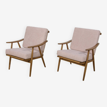 Fauteuils Mid Century de TON, 1960s, Set de 2