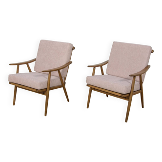 Fauteuils Mid Century de TON, 1960s, Set de 2