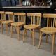 Old bistro chairs in curved beech from the 1950s