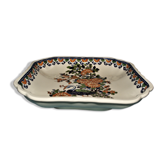 Gien: peacock dish