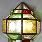 Pair of oriental type wall lights.