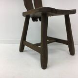 Set of 4 Belgian Brutalist Dining Chairs from De Puydt, 1970’s