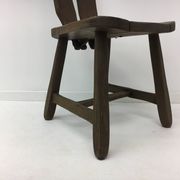 Set of 4 Belgian Brutalist Dining Chairs from De Puydt, 1970’s