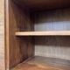 Vintage elm wood wall unit