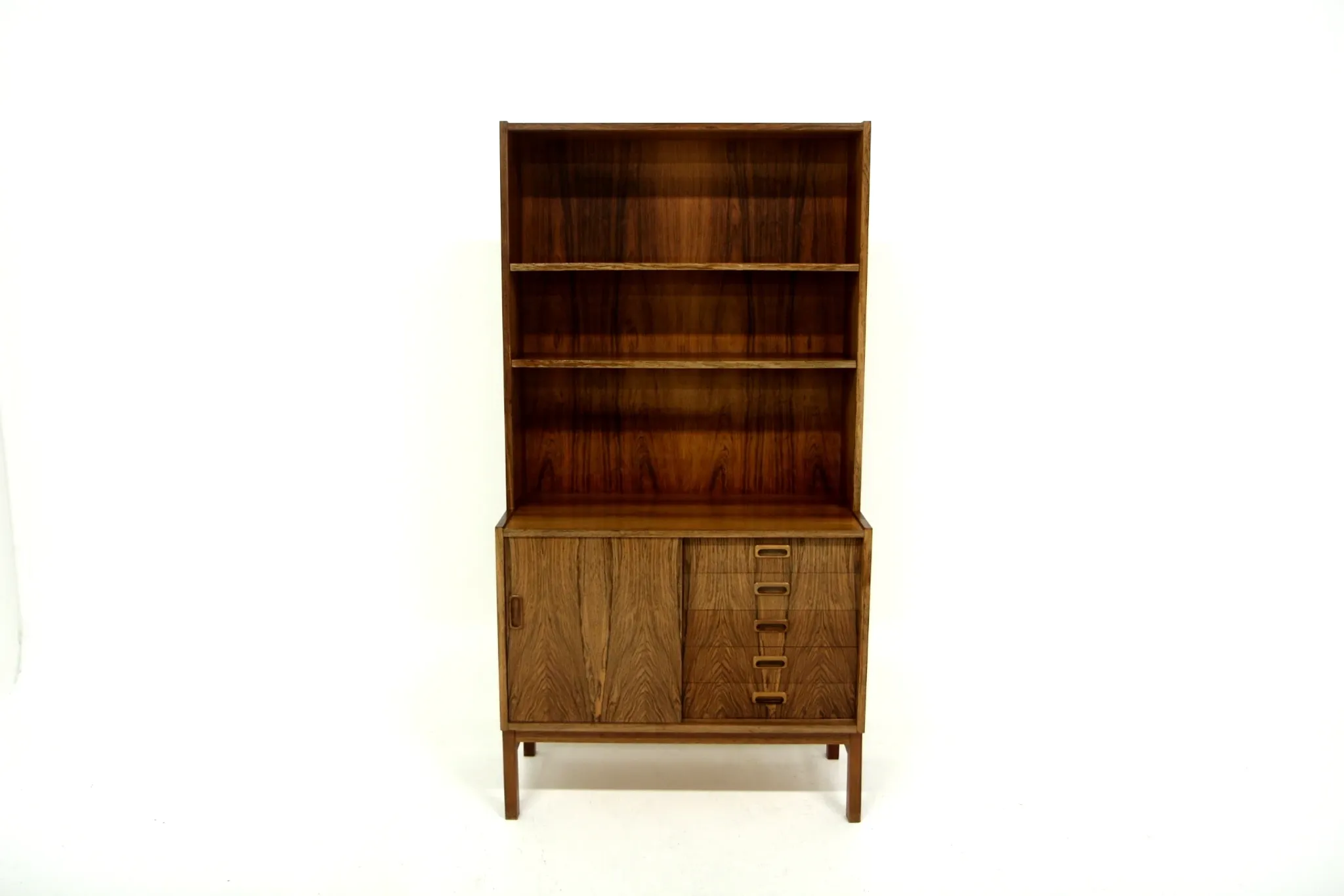 Bibliothèque scandinave en palissandre, Suède, 1960