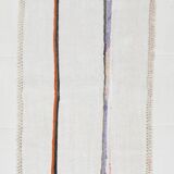 2x5 Natural White Turkish Vintage Runner Rug, 72x169Cm