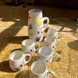 Service à jus en céramique signé Hans Wagner (HWL) 1960/70