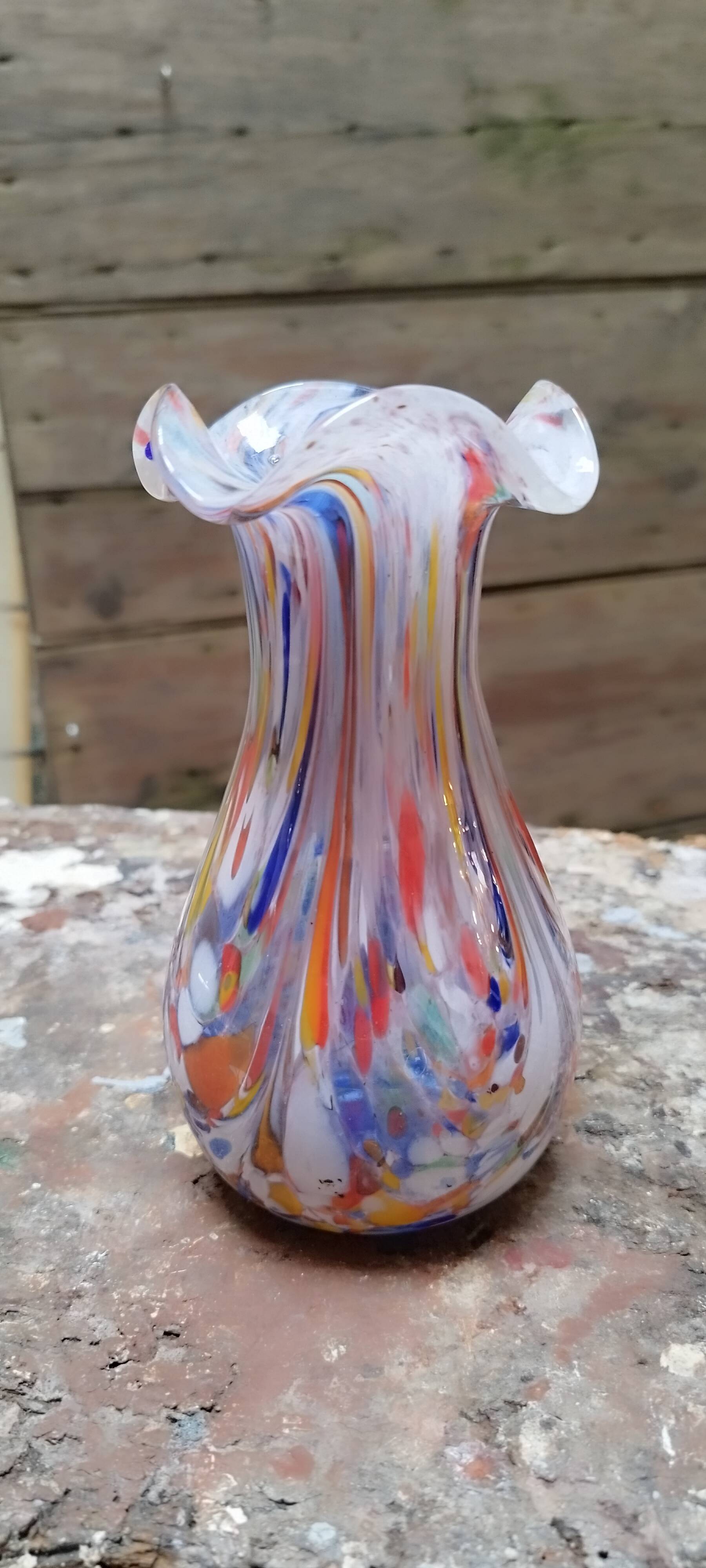 Murano glass vase
