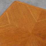 Belgian Art Deco side table with geometric top, ca. 1920