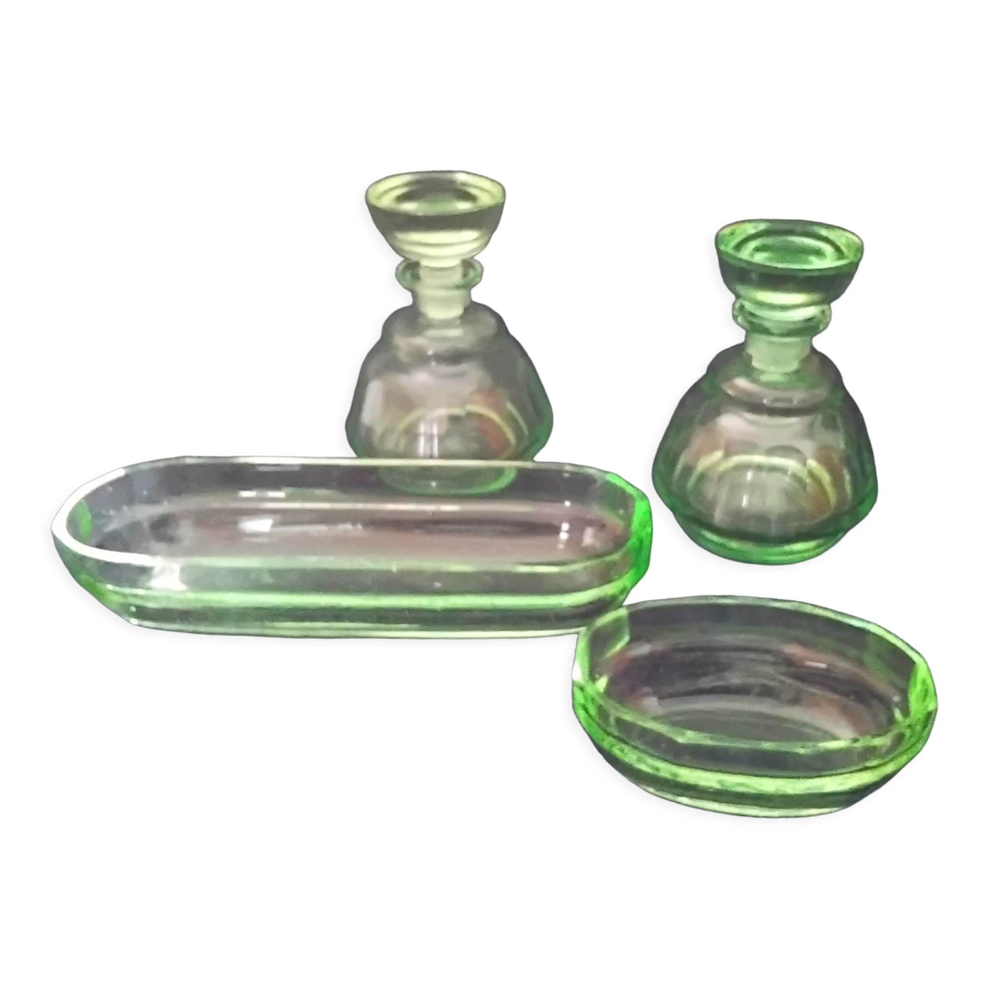 Art Deco 4-piece bathroom set